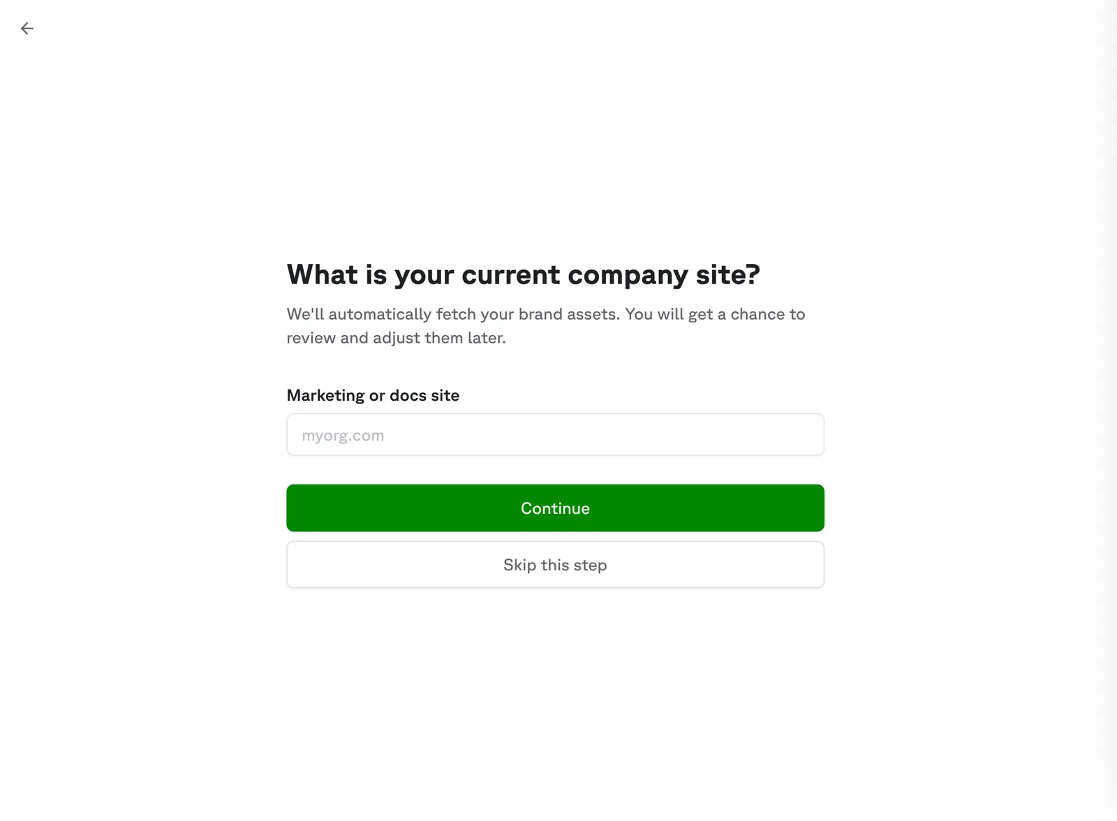 Configure branding